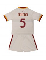 AS Roma Evan Ndicka #5 Venkovní dres pro děti 2026-27 Krátký Rukáv (+ trenýrky)
